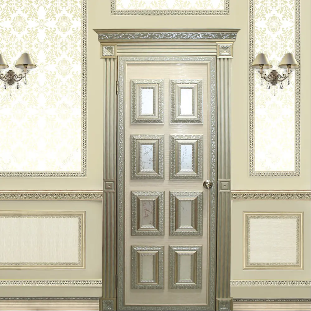 Молдинг настенный полистирол Decomaster 130-59 серебристый 80х15х2000 мм STLM-2180982 - Вид №3