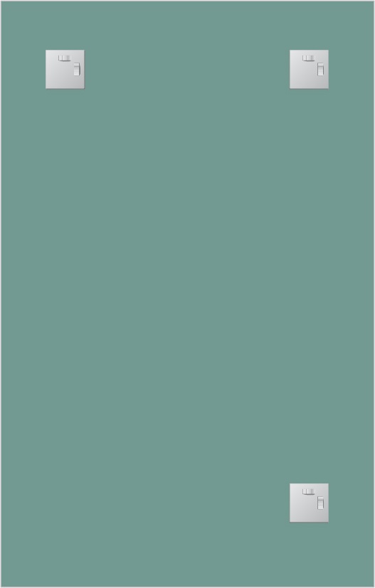 BY 0835 Зеркало с зеркальным обрамлением EVOFORM Style - Вид №2