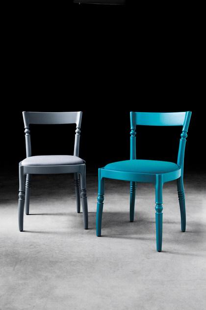 Billiani Стул из бука с мягким сиденьем Toccata & fuga 530 - Вид №4