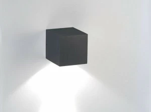 BEL-LIGHTING Бра для наружного освещения прямого света из анодированного алюминия Cube 902.gu