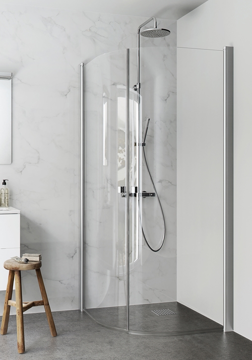 1450425 Igloo Pro Душевой Уголок Круглый 80X100 Hafa Прозрачный 