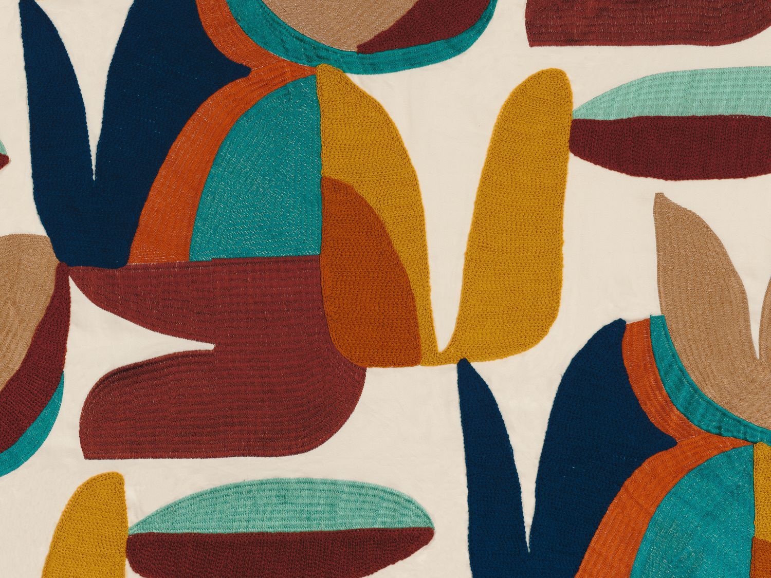 Хлопчатобумажная ткань с графическим рисунком Casamance флирт ARCH-00037251