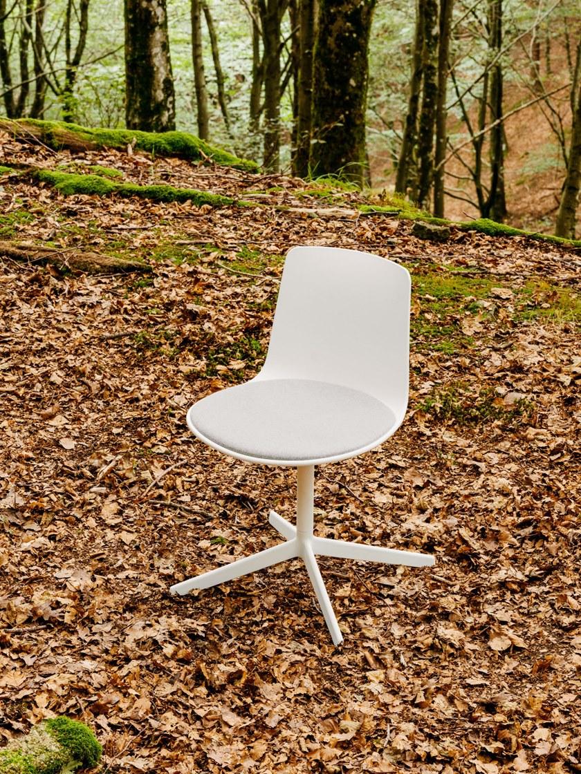 ENEA Стул с обивкой из ткани с 4 спицами Lottus sun-id-1492651 - Вид №3