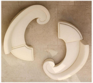 Диван Acanthus COLOMBOSTILE 4152 DV+4156 PN