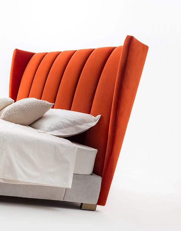 Двуспальная кровать из ткани с мягким изголовьем OAK Милан ARCH-00100526 - Вид №2