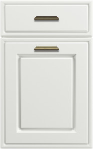 Фасады для кухни Классика Фрезеровка «Бостон» 101 Белый