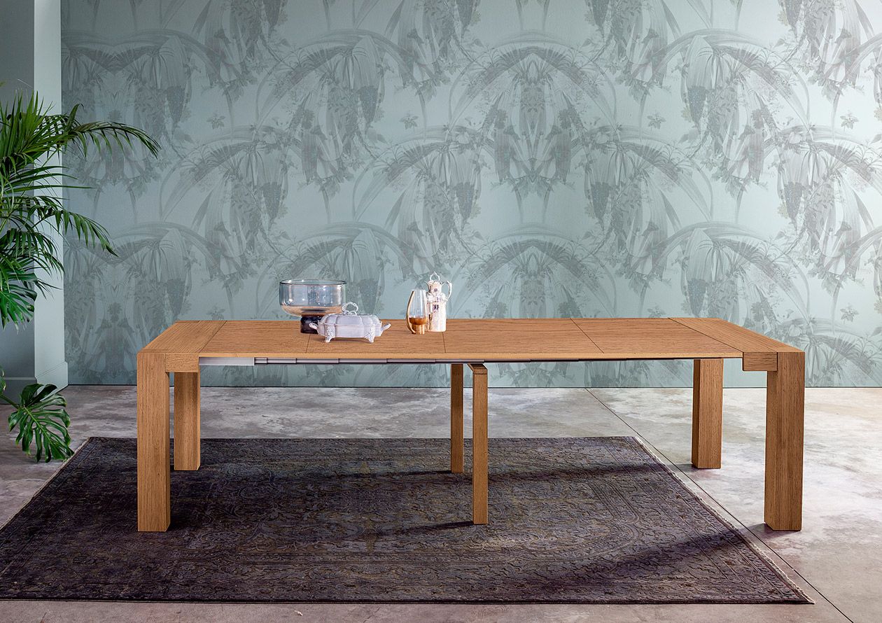 Прямоугольная выдвижная консоль из массива дерева Devina Nais Бруклин ARCH-00136218 - Вид №3