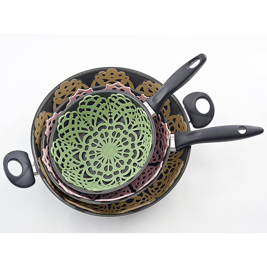 70.190.17.0001 Коврик защитный safe pot little ?28 см силиконовый Silikomart  - Вид №1