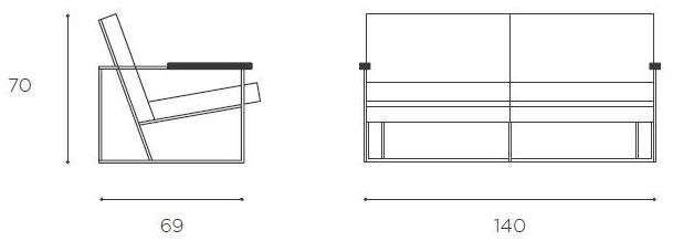 EPÒNIMO 2-х местный бархатный диван Gotham Gt005 - Вид №5