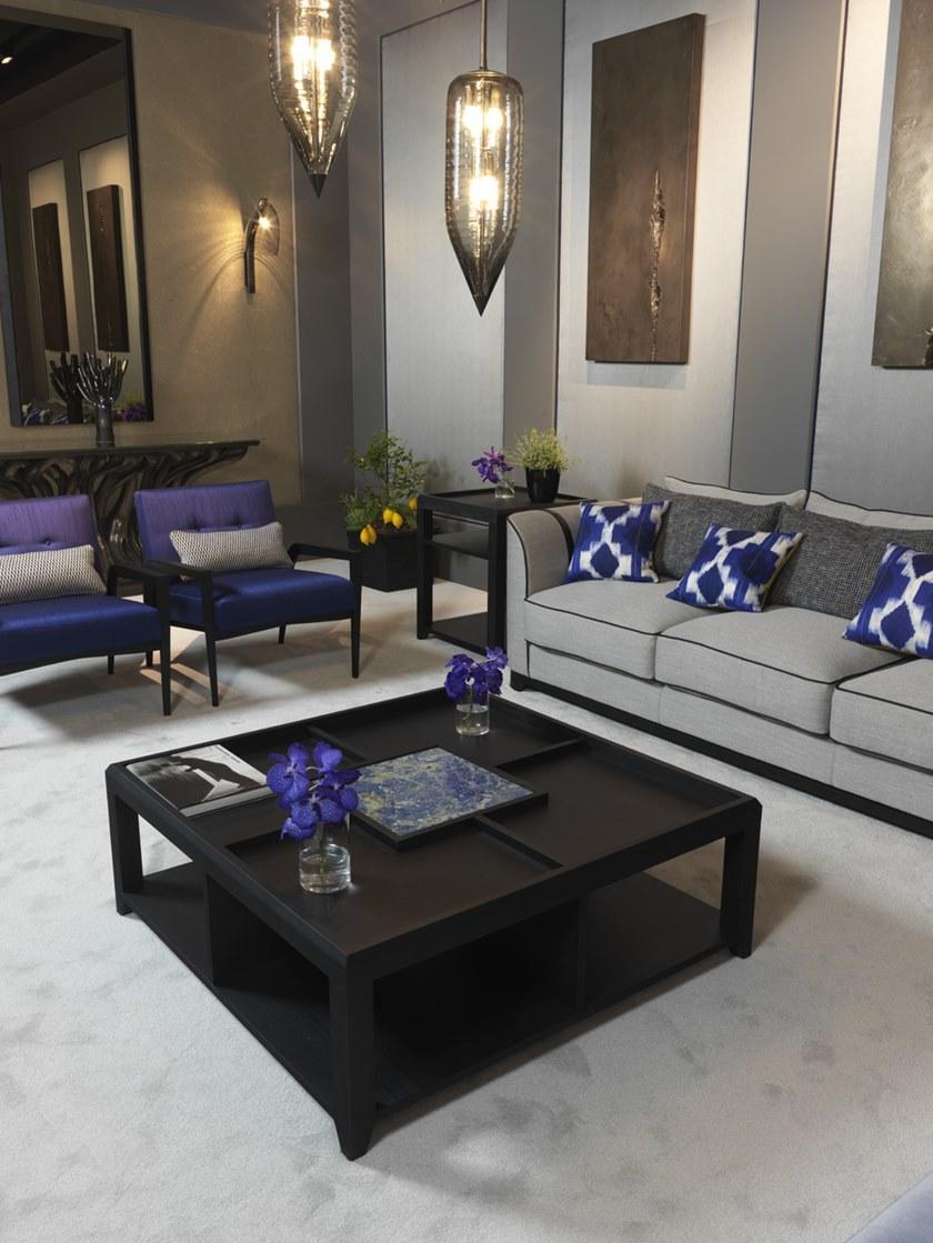 Bellotti Ezio Низкий деревянный журнальный столик с вещевым ящиком Delfi 2018-14 - Вид №1