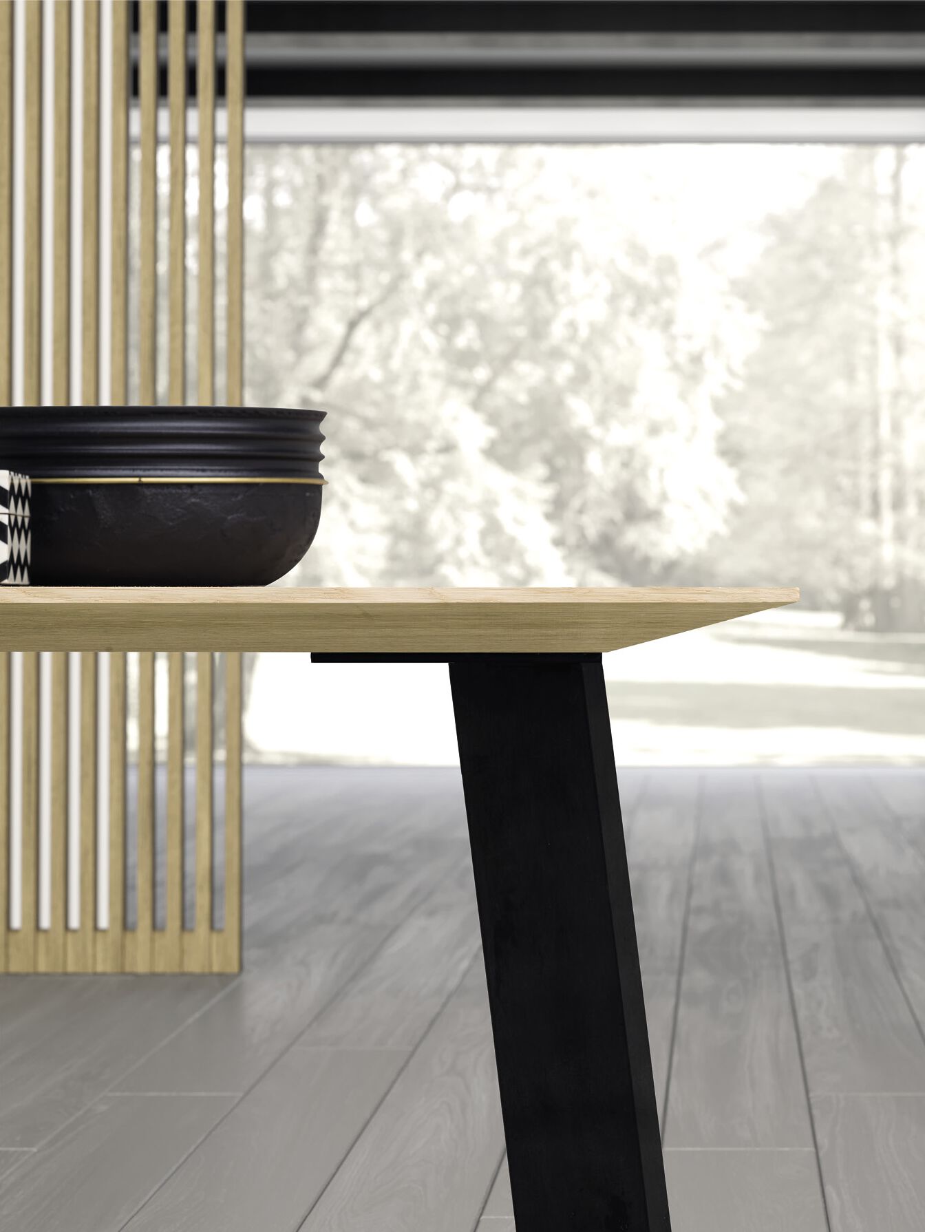 Прямоугольная столешница из дуба Devina Nais Free ARCH-00144350 - Вид №3