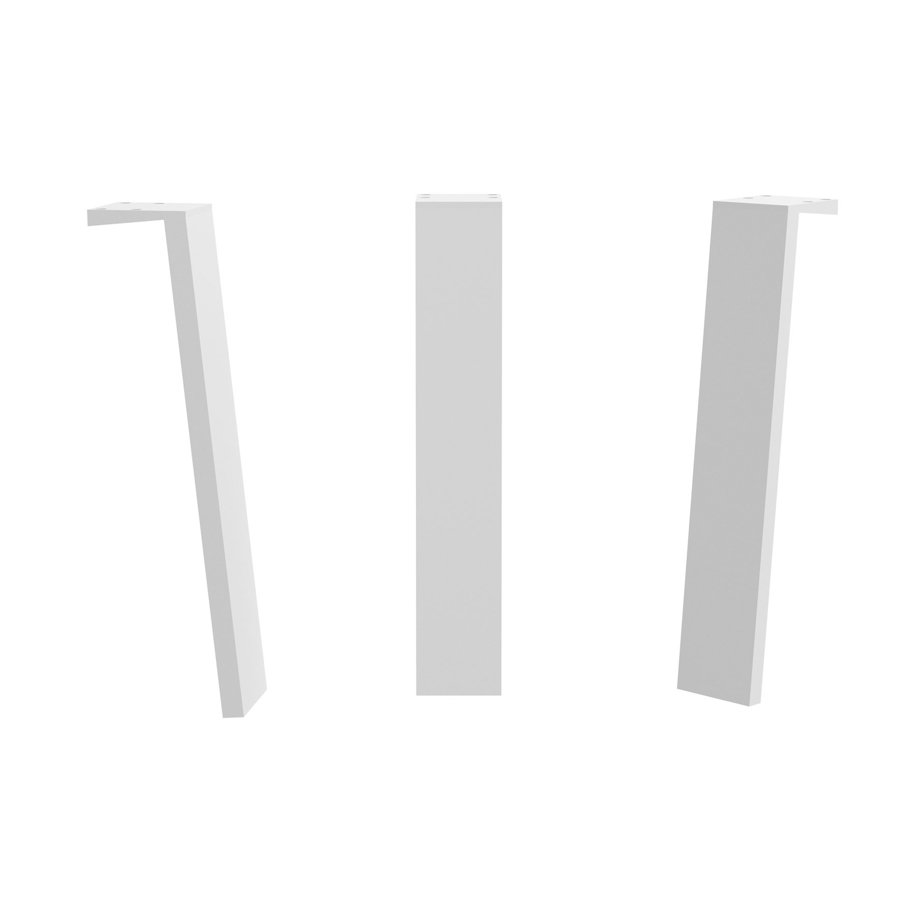 84135 SALGAR Комплект из 2 ножек KLIM WHITE Высота 230 мм 