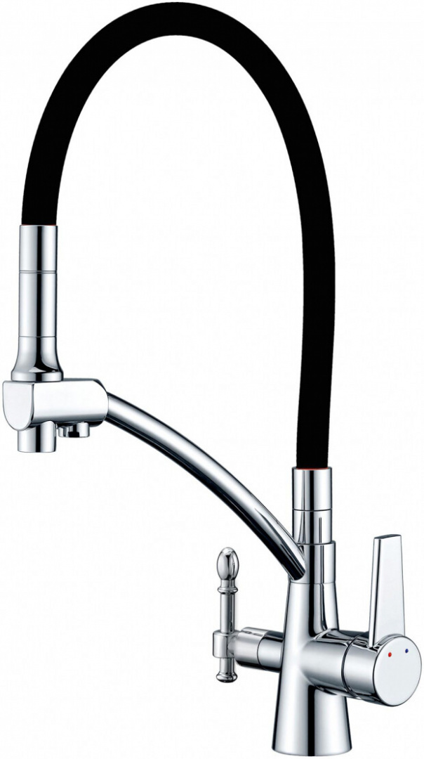 Смеситель ZorG Sanitary ZR 338-6 YF для кухонной мойки, хром