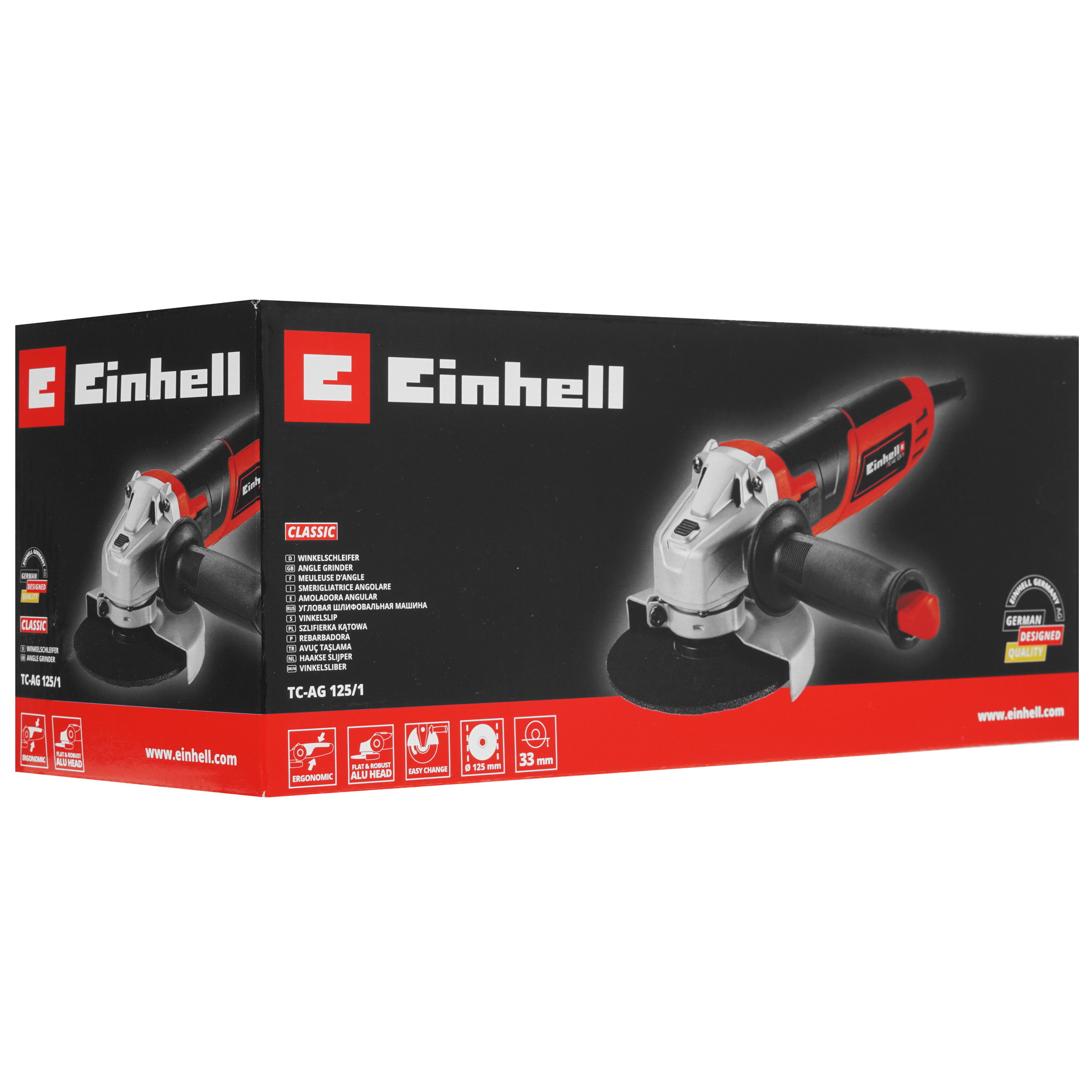 Углошлифовальная машина (УШМ) Einhell TC-AG 125/1 5308592 STDN-0062192 - Вид №7