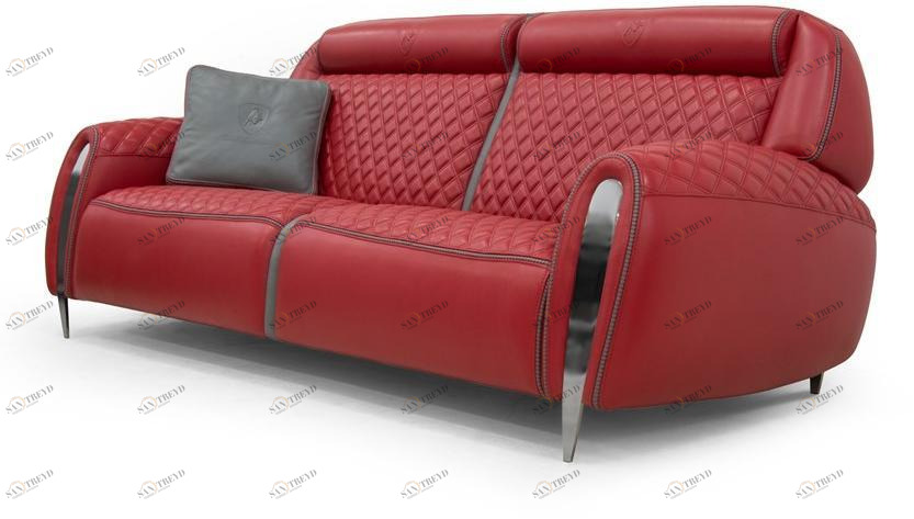 Tonino Lamborghini Casa 3-х местный диван из оленьей кожи Formentera lux sun-id-1485841