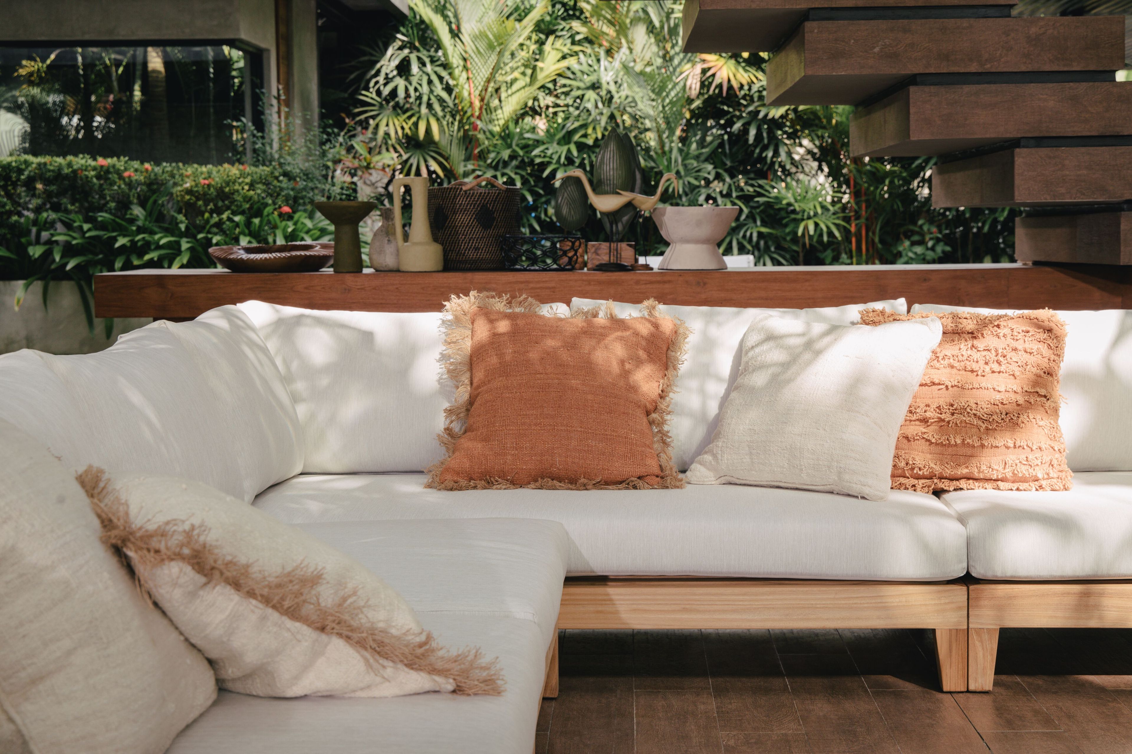 Правый / левый модуль для секционного дивана из тикового дерева cbdesign Венская модульная ARCH-00096006 - Вид №7