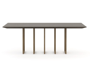 Прямоугольный обеденный стол из шпона