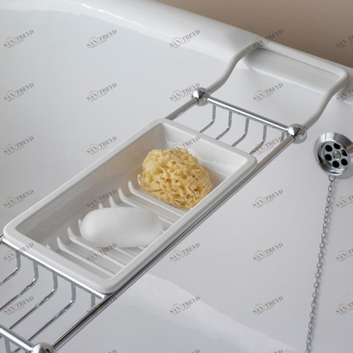 GR14CR Полка на борт ванны Devon&Devon Италия GRACE ACCESSORI