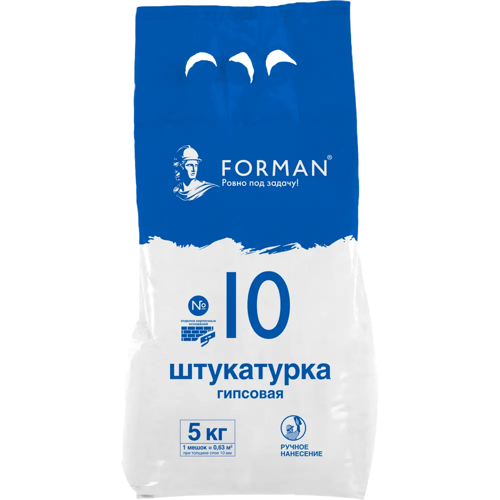 Штукатурка гипсовая Forman №10 5 кг STLM-2138010