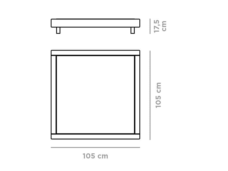 Низкий садовый столик MUSOLA Boira ARCH-00011674 - Вид №3
