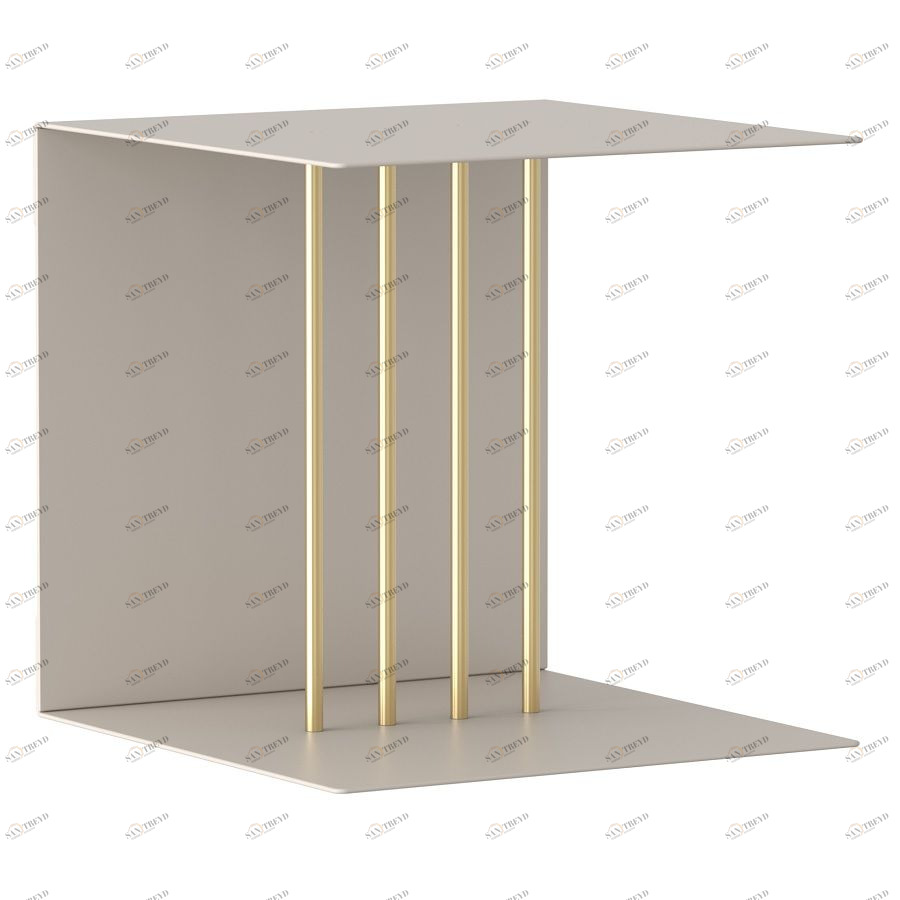 Полка с разделителем Teaser, жемчужно-белая UMAGE 5004