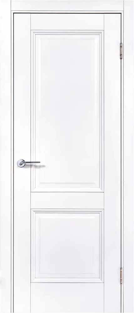 87418083 Дверь межкомнатная глухая с замком и петлями в комплекте Палермо 70x200 см полипропилен цвет аляска STLM-0901193