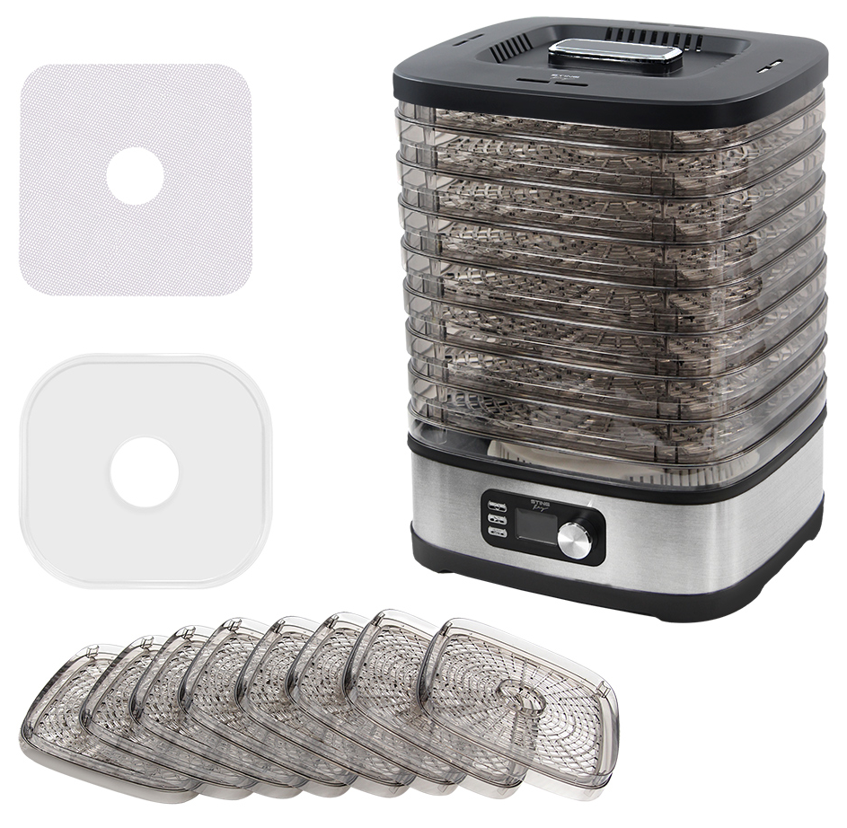 9213232 Сушилка для овощей и фруктов STINGRAY ST-FD728E черный STDN-0077421 - Вид №9