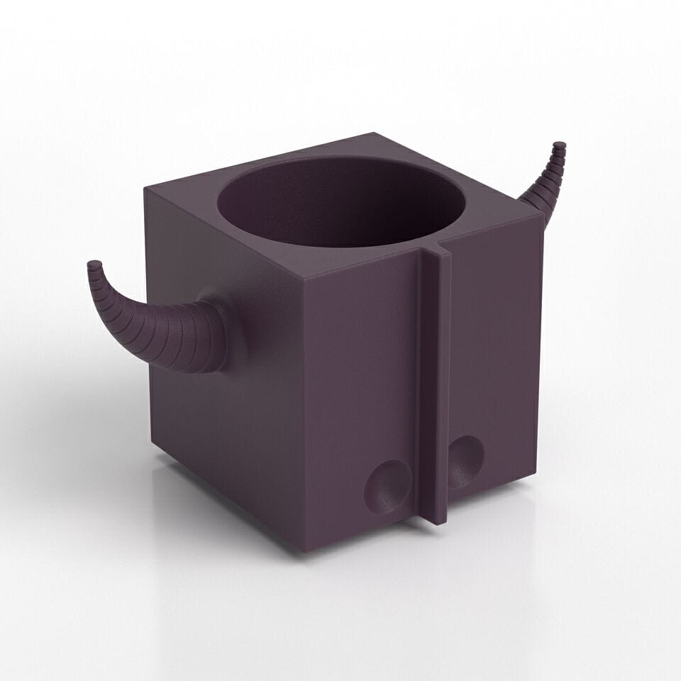 Квадратный полиэтиленовый садовый горшок Lyxo Design FERA OROT ARCH-00029933 - Вид №5