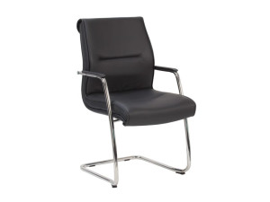 Консольное кресло для зала ожидания с подлокотниками