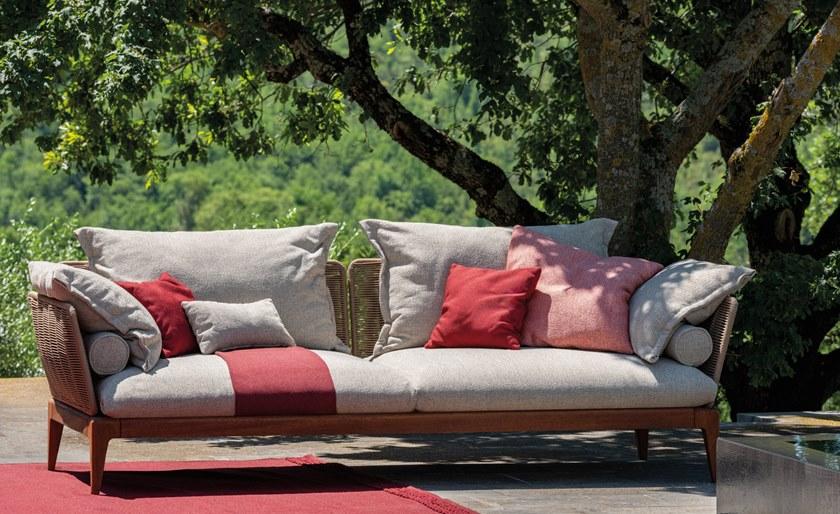 Talenti 3-х местный тканевый садовый диван Cruise teak sun-id-1357819 - Вид №2