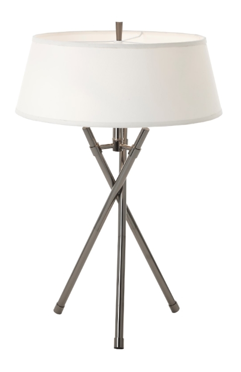 Настольная лампа Tabor от RVAstley 50008 RVASTLEY ИНТЕРЬЕРНЫЕ 062090 Белый;серебро  - Вид №1