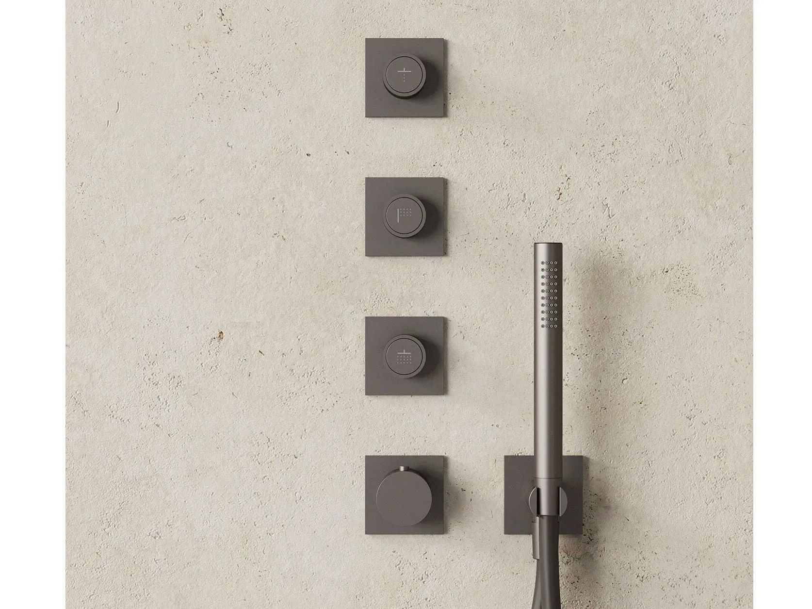 Смеситель для душа с 5 отверстиями и ручным душем Fantini Rubinetti вода сущность ARCH-00092107