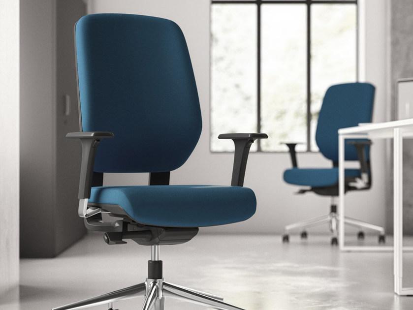 Arte & D Офисный стул 5 спиц с подлокотниками Kalista P800 d + brn800  - Вид №3