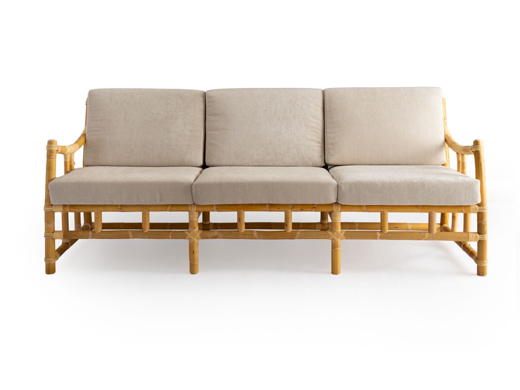 3-местный диван из натурального тростника Mila Maurizi Jungle Revival ARCH-00142019