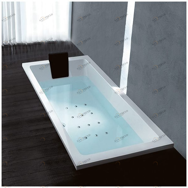 Ванна Gruppo treesse Quadra 170 V072C-SX белая с аэромассажем прямоугольная встроенная левая STAV072CSX