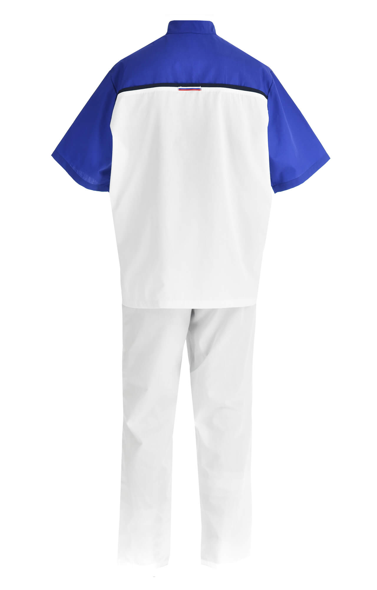 61948 Костюм "Лидер" белый василек  Медицинская одежда  размер 56-58/170-176 Спецодежда  - Вид №3