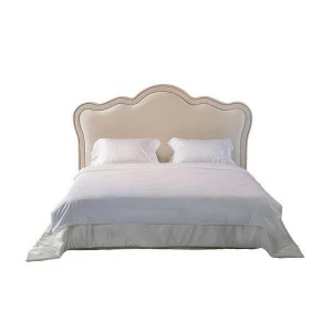 Кровать двуспальная 180х200 бежевая Accordo UNICO ДИЗАЙНЕРСКИЕ 248841 Бежевый