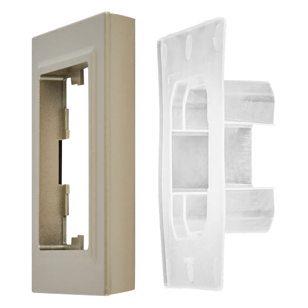 Рамка для розеток и выключателей IEK Brite 1 пост IP44 цвет шампань STLM-2193311 - Вид №4