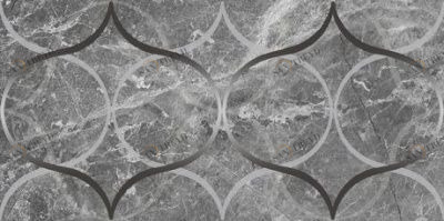 Crystal Resonanse Декор серый Laparet sun-id-311519