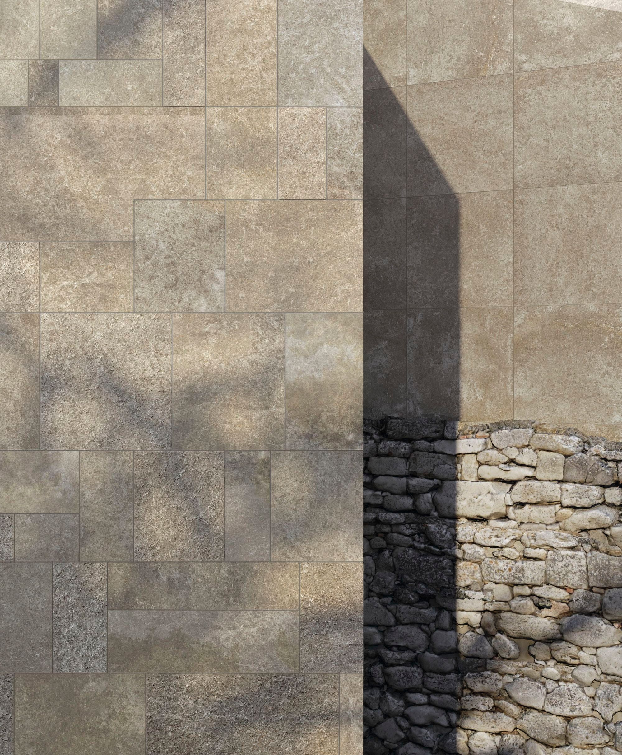 Пол / облицовка керамогранита с эффектом камня Fiandre Pulsar ARCH-00036908 - Вид №1