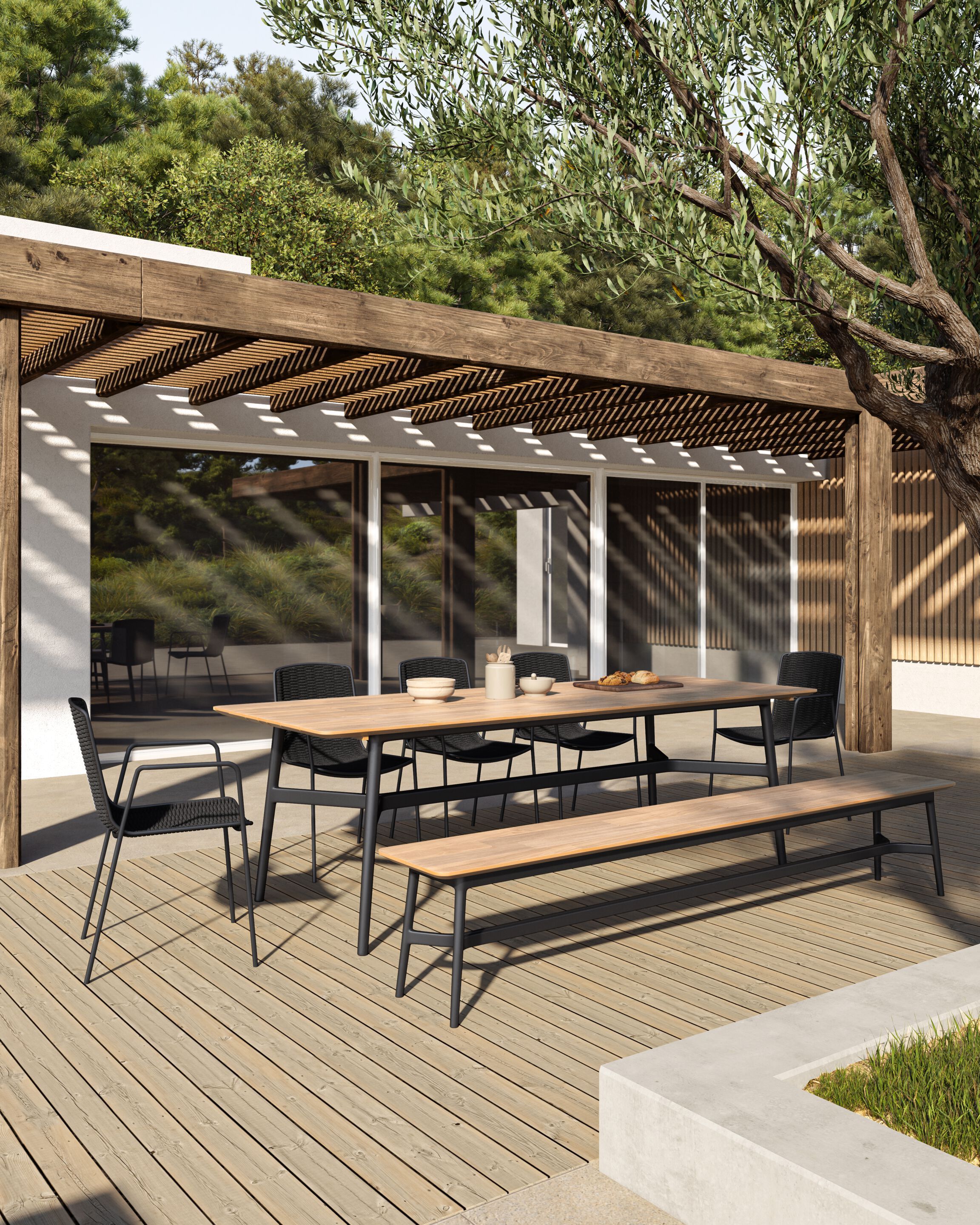 Веревочный садовый стул VINEKO красивая ARCH-00071593 - Вид №2