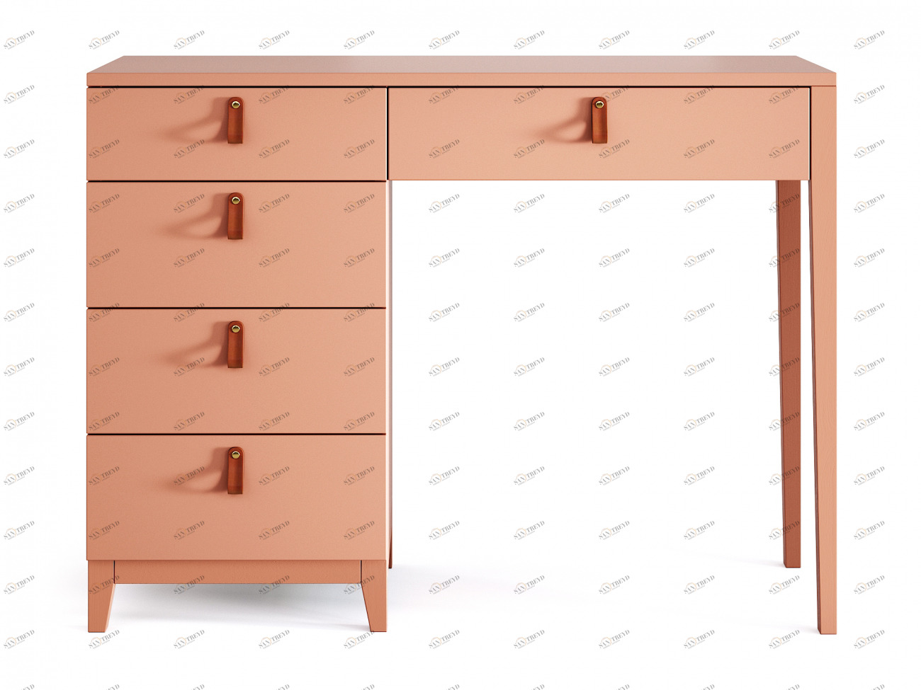 Туалетный столик с ящиками тоскана Jagger THE IDEA  210484 Оранжевый 