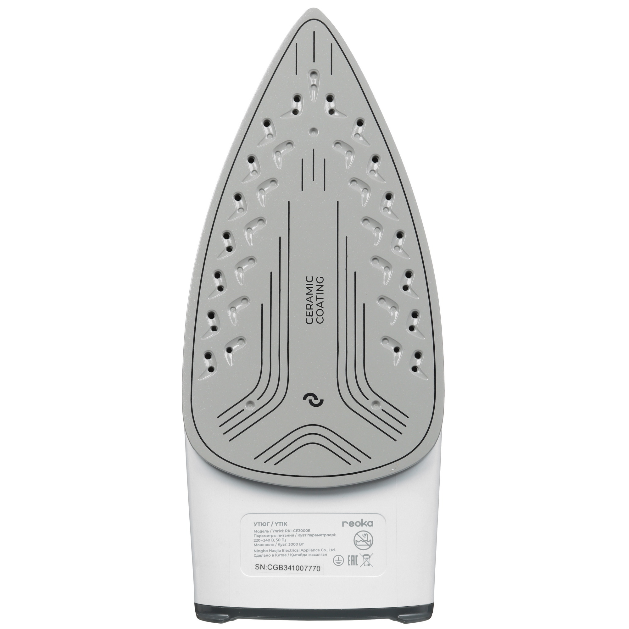 9034052 Утюг Reoka RKI-CE3000E разноцветный STDN-0044035 - Вид №3