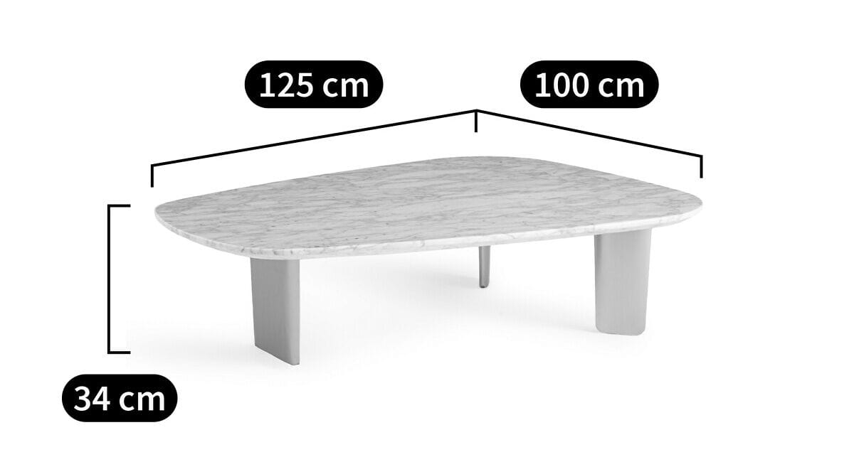 Низкий журнальный столик из травертина AMPM Dolmena ARCH-00044845 - Вид №5