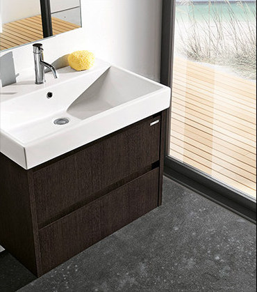 QUBE4 Комплект мебели cm 75+75 Berloni Bagno 43240 - Вид №3