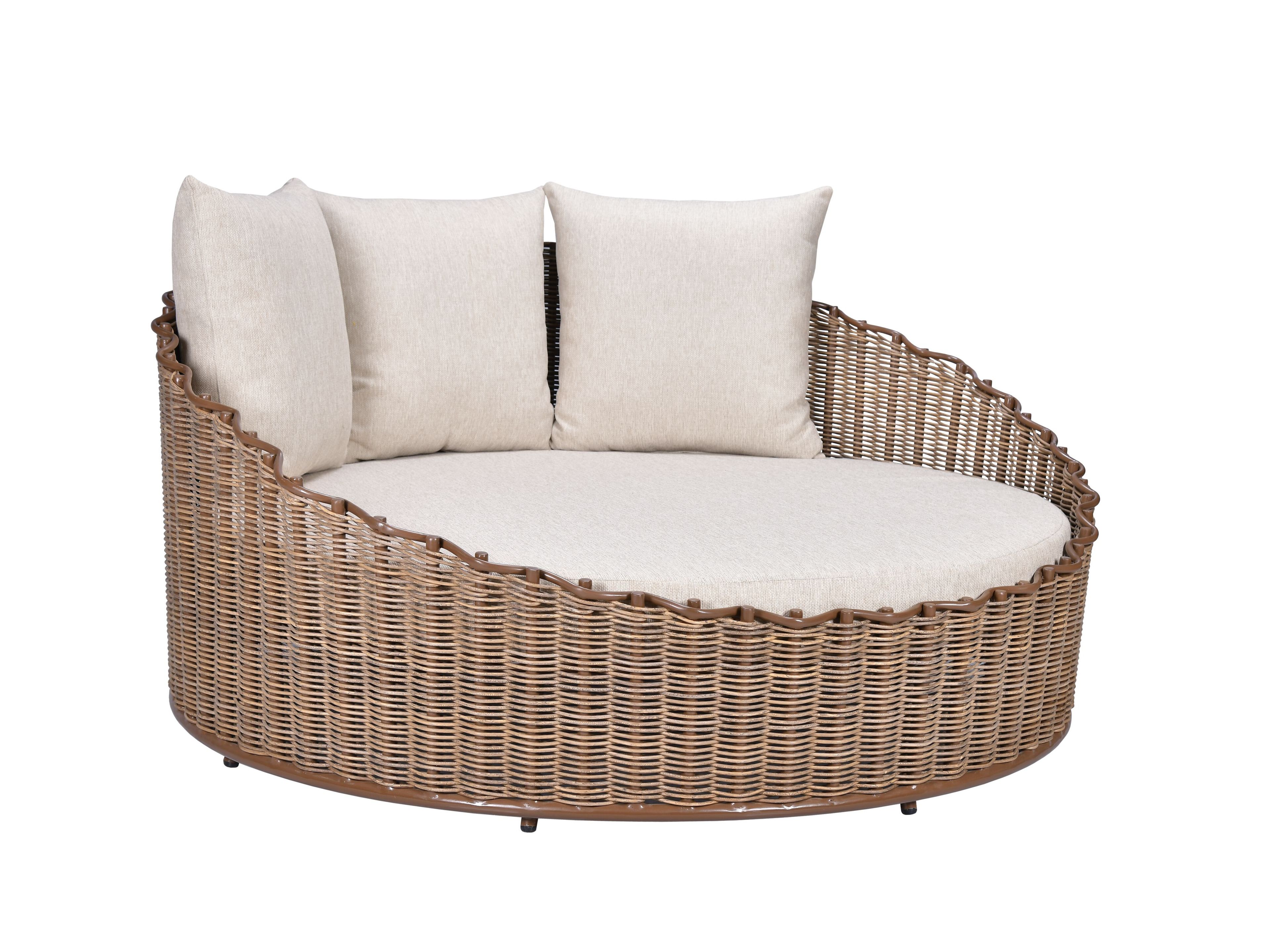 Круглая Садовая кровать из синтетического волокна cbdesign Mira ARCH-00104896