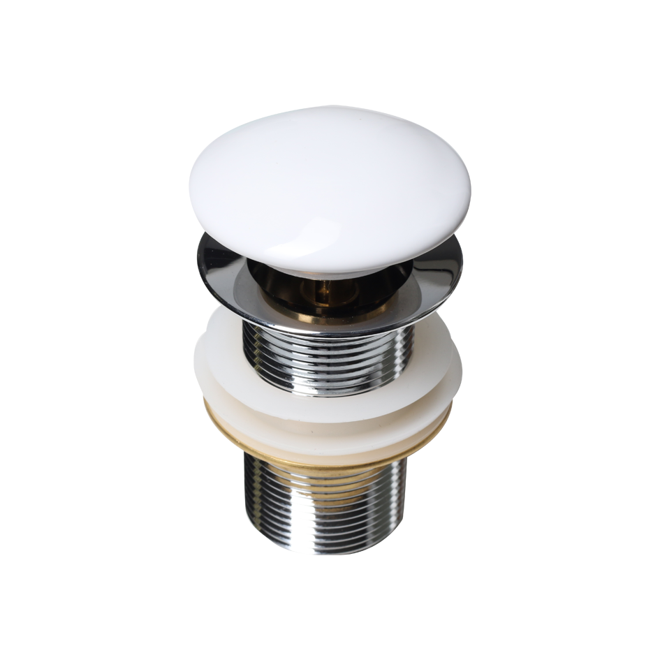 Донный клапан без перелива (белый) MLN-330301 в блистере MELANA  - Вид №2