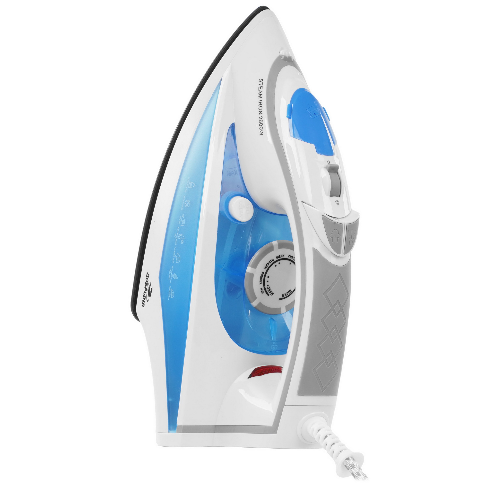 9232424 Утюг Добрыня DO-3122 голубой STDN-0024077