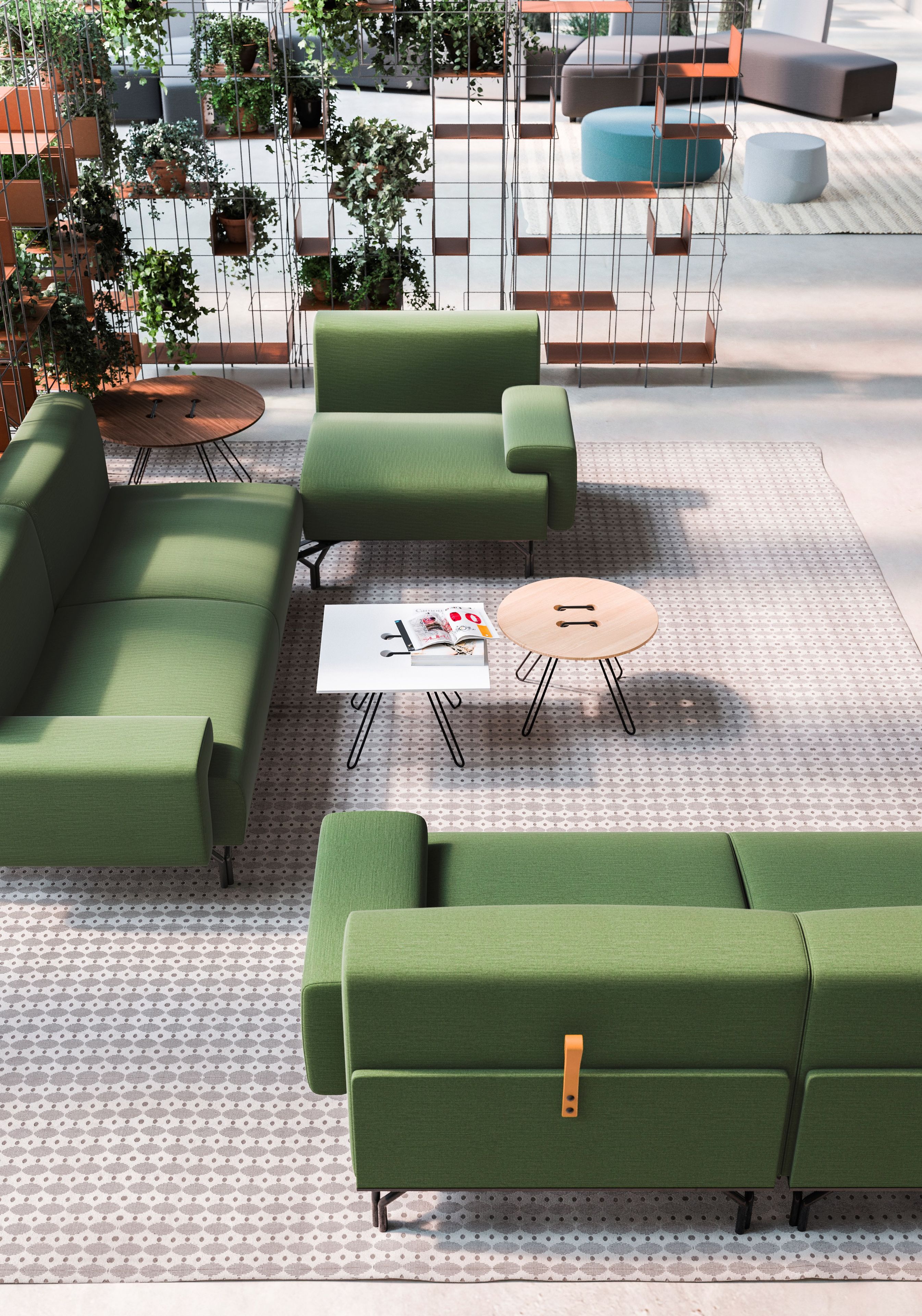 Лакированный квадратный низкий журнальный столик Casamania & Horm Twine T ARCH-00010100