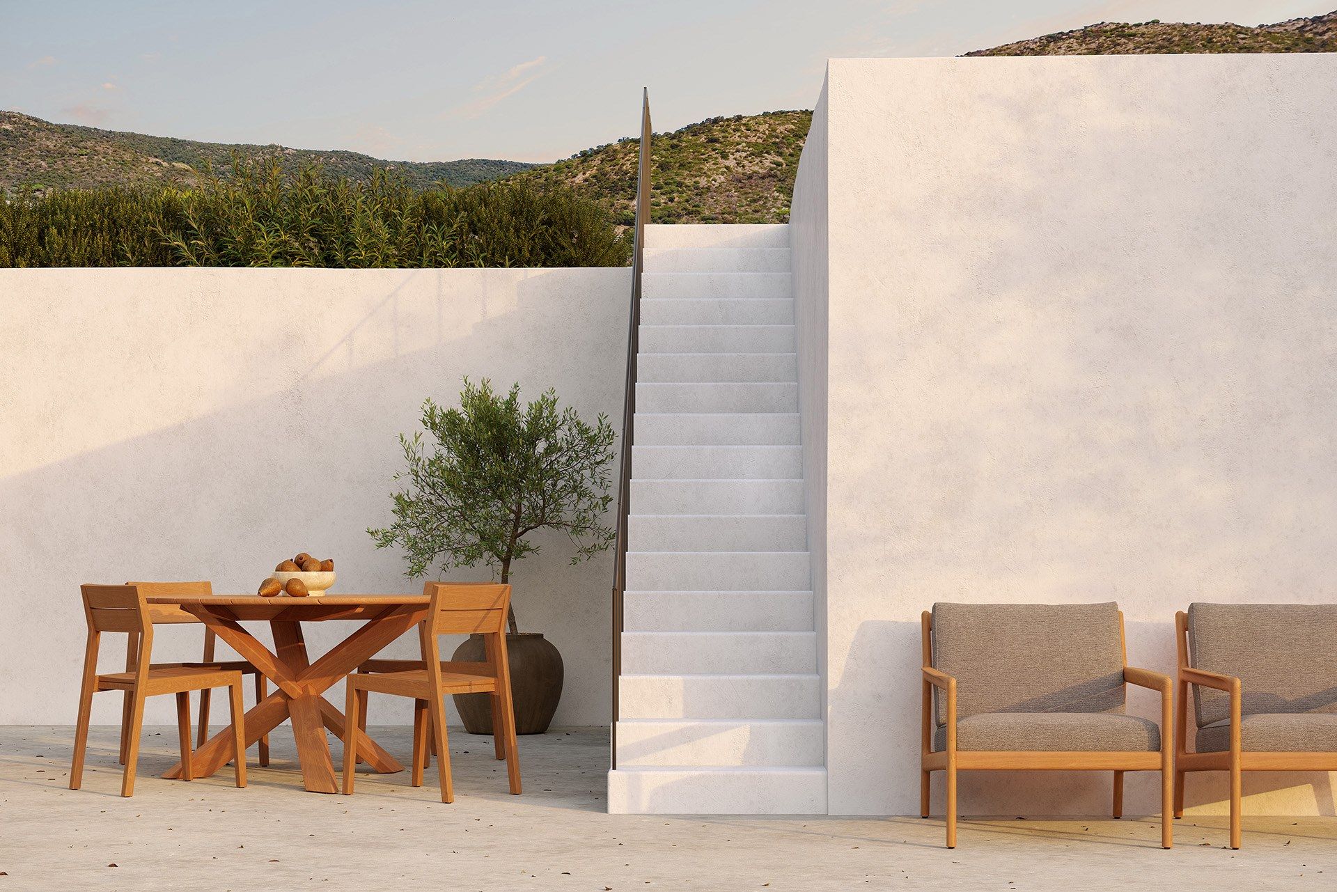 Тканевое садовое кресло с подлокотниками Ethnicraft Джек ARCH-00069307 - Вид №13